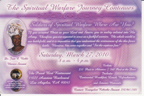 Spiritual Warfare Seminar