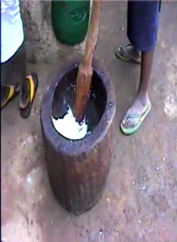 Pounding Yam