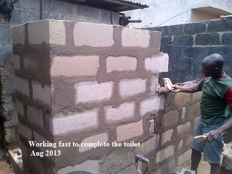 New Toilet for CFCIC