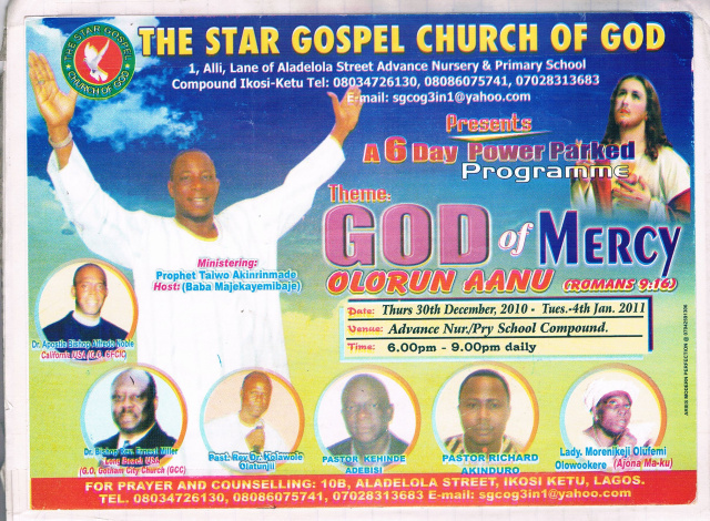 The Star Gospel COG